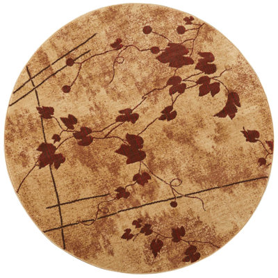 Tapis contemporain au lait Anastasia