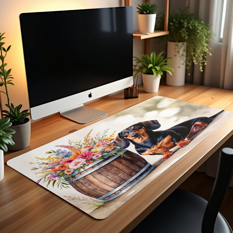 Polyester Desk Pad, 23.6x13.8