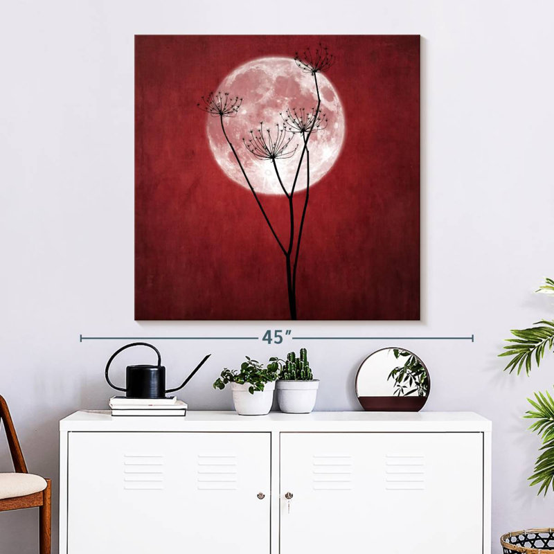 Oberle Glorious Blood Moon, 33" H x 33" W