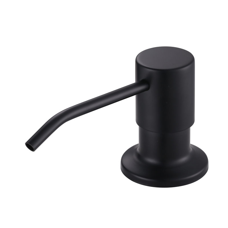 Soap Dispenser For Kitchen Sink In Polished Chrome, Matte Black