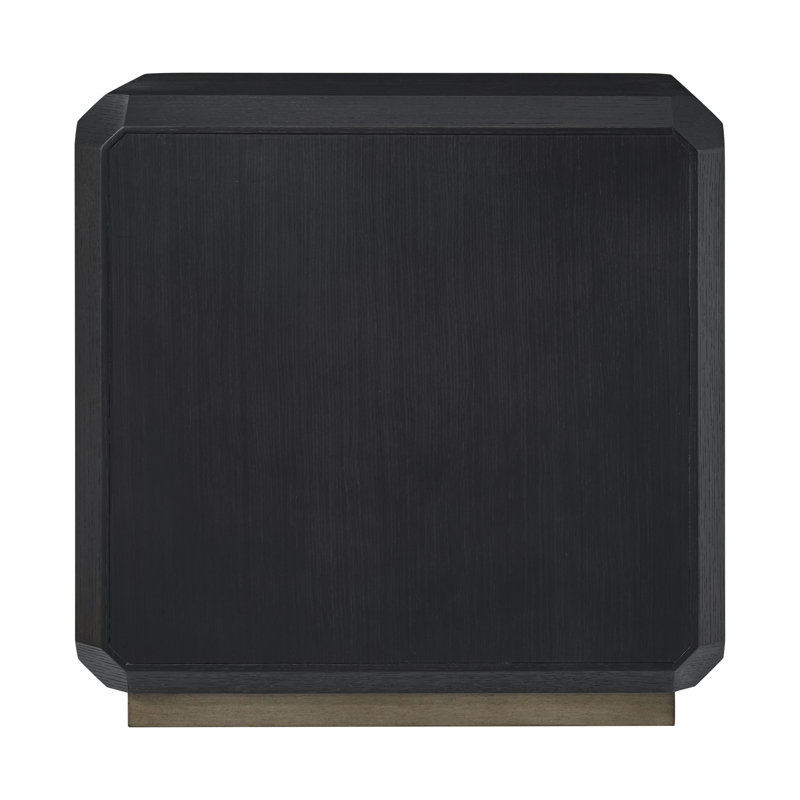 Spencer ST. James 3 - Drawer Nightstand, Onyx, 26" H x 26" W x 20" D