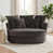 Chenille gris charbon