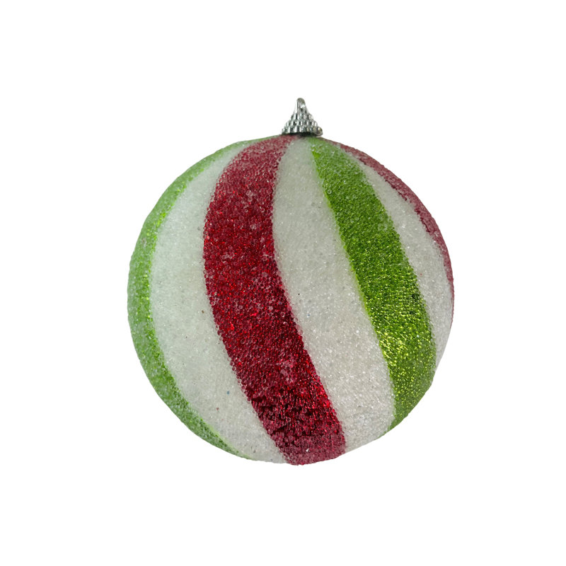 Ornement boule rayée The Holiday Aisle®