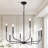 Kaymarie 8-Light 31.5"W Candle Style Classic/Traditional Chandelier with UL Certified for Living Room