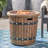 25" Round Fire Pit, 40,000 , Backyard Patio Enjoyment Spot Pit 25", Warmth Generator