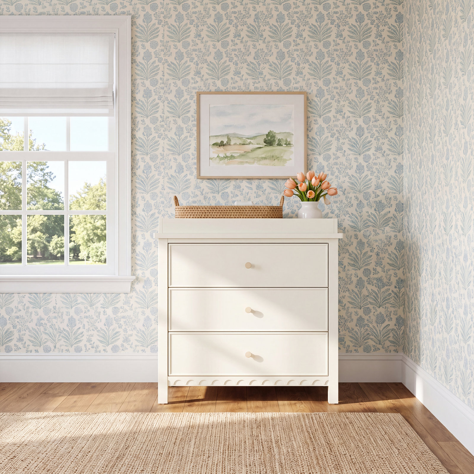 Sasha 3-Drawer Changing Table Dresser, Frosted Oat