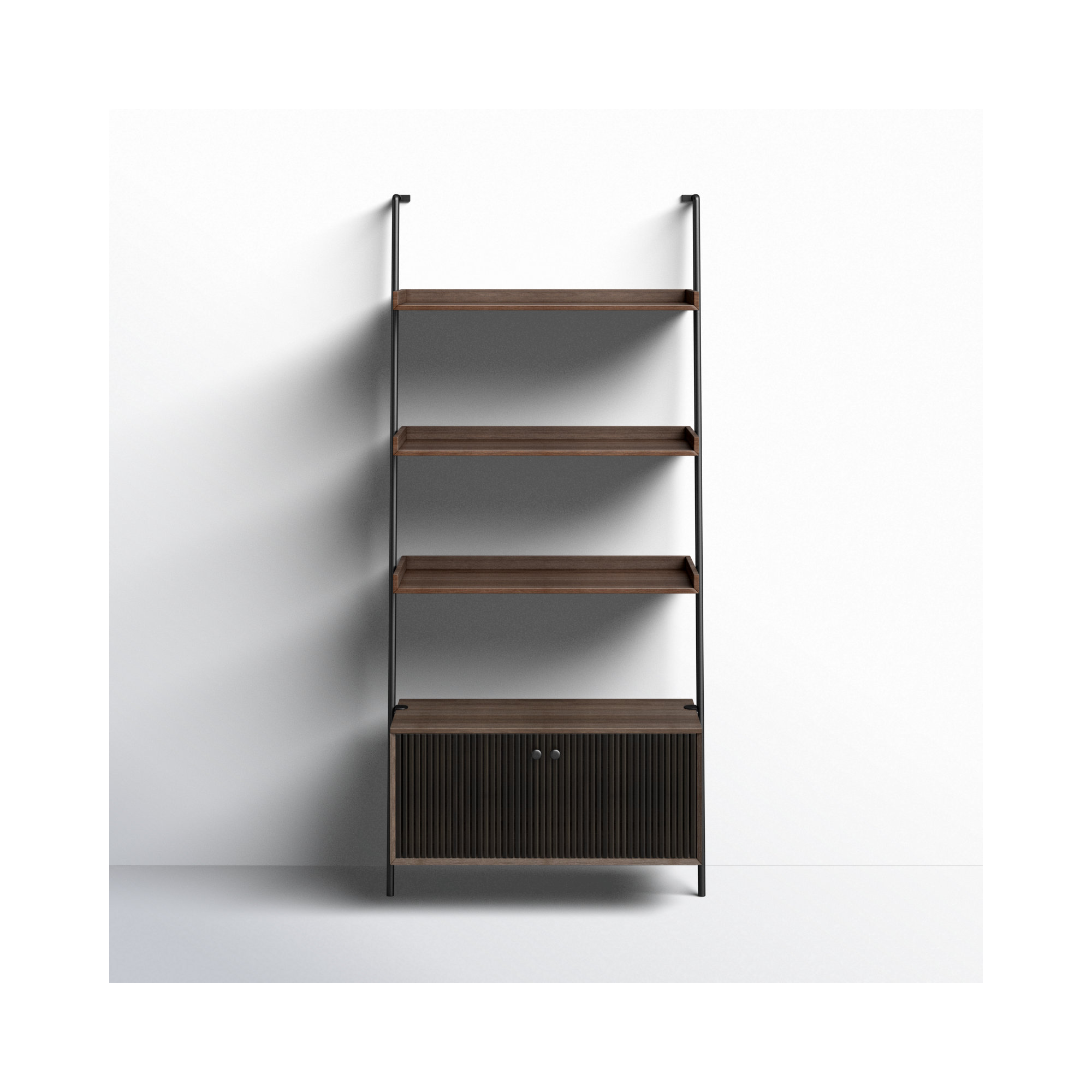 Enya Narrow Ladder Bookcase