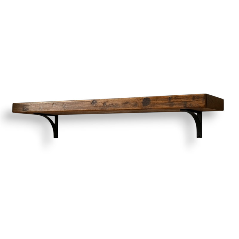 Heritage Hearth Mantel with Brackets, 8" H x 48" W x 8" D