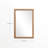 Solid Wood Rope Frame Rectangular Decorative Wall Mirror