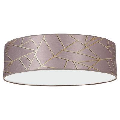 Ziggy Cotton / Cotton Blend Flush Mount
