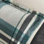 Ensemble de draps en microfibre 7 pièces pour lit simple en microfibre TG - bleu sarcelle / noir, étiquetés, rembourrés, lavables à la machine et de conception classique assortis lavables-128823997