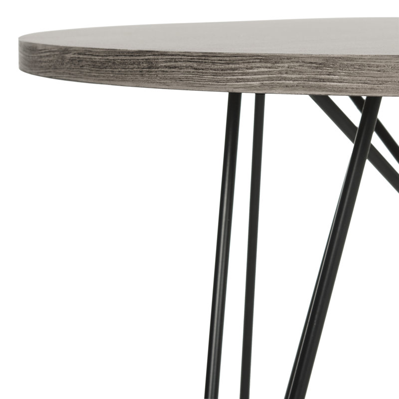 Table basse Brygida, Brun clair/noir