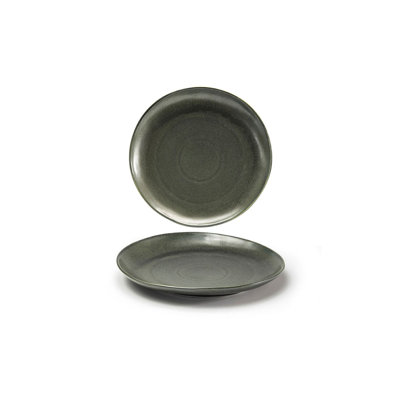Assiette plate ronde de 11 po Kiln