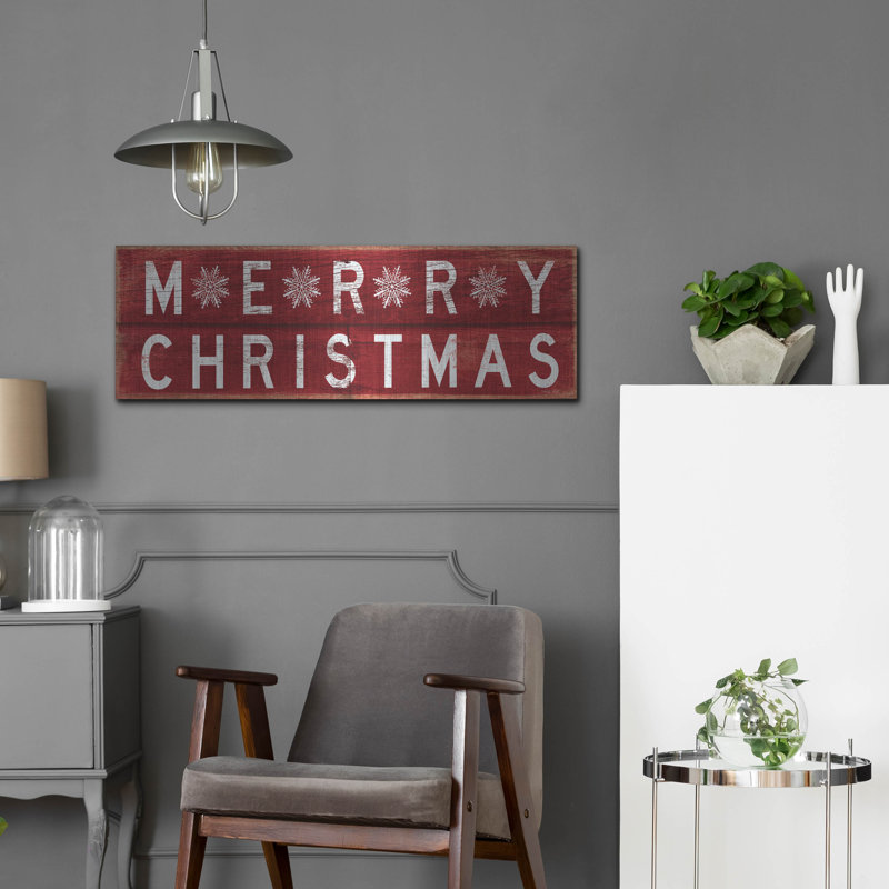 «Merry Christmas Sign 2» par Cindy Jacobs, H 12 po x l 36 po