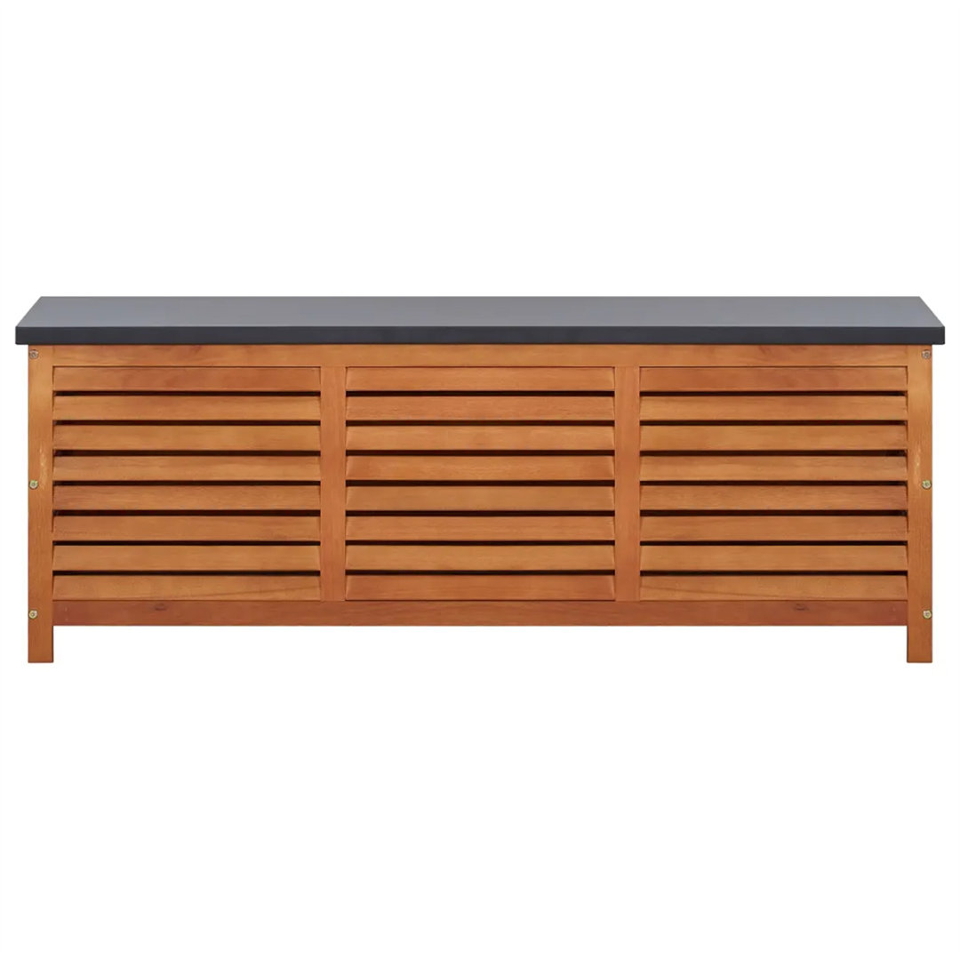 Rosalind Wheeler Aikens 150cm W 0L Eucalyptus Deck Box in Brown