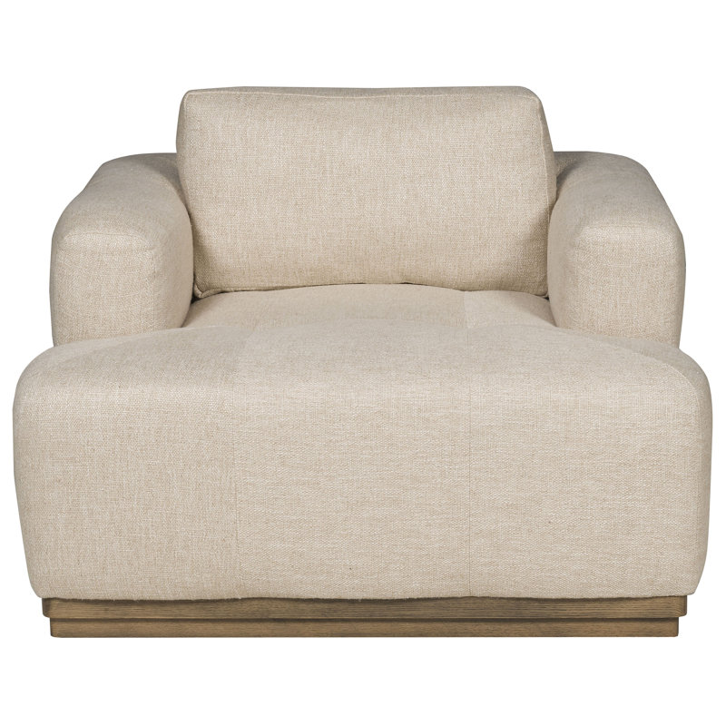 Thom Filicia Home Armchair, Worthy Snow, Havana