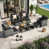 Black Cushion/Gray Frame
