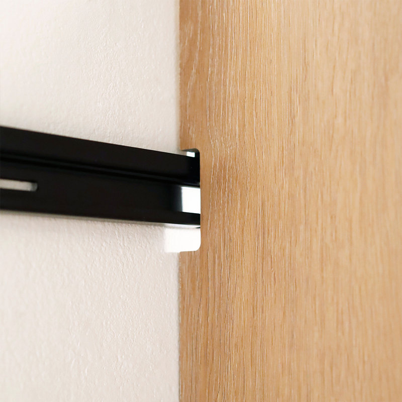 Rookwood Wall Mounted Wood Closet System, Brown