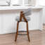 Tabouret de comptoir pivotant rembourré Providence-123200614