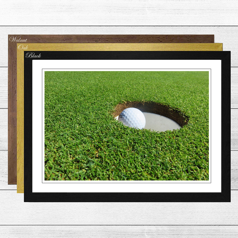 Single Picture Frame Print, Walnut