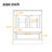 30" Bathroom Vanity With Sink, MDF And Solid Wood Frame, 1 Divider Drawer And 2 Soft-Close Doors (Double Shelf On Door), Freestanding Vanity-121708167