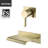 Sumerain 1 Handle Bathroom Waterfall Faucet, High Flow Wall Mount Bathtub Faucet with Waterfall Tub Spout with Rough in Valve -64621786