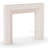 Beveled Cast Stone Fireplace Surround with Bullnose Hearth-97737877-97737880