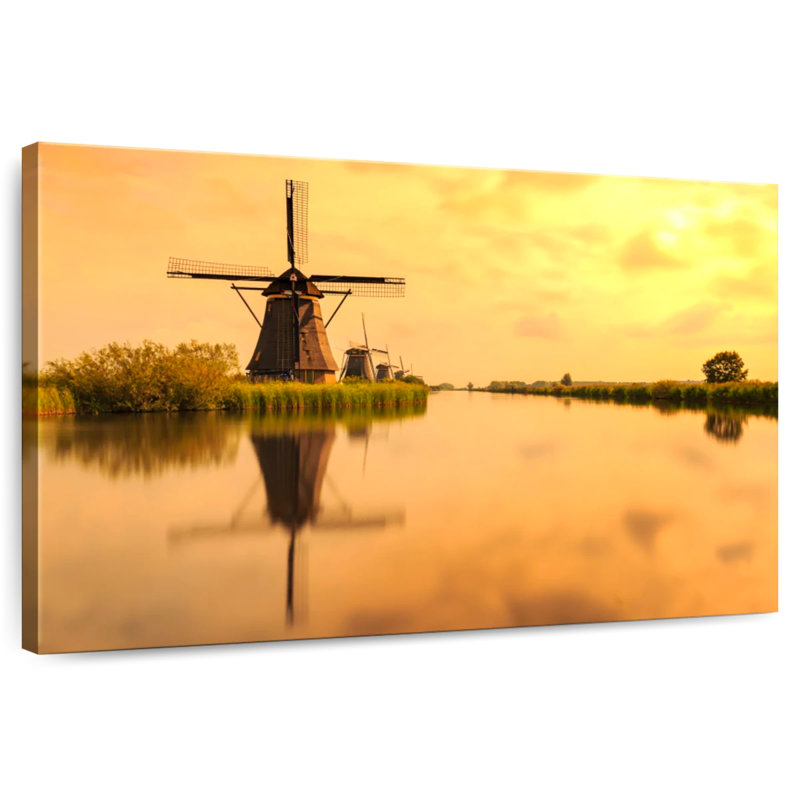 Alvord Windmill Power, 16" H x 24" W