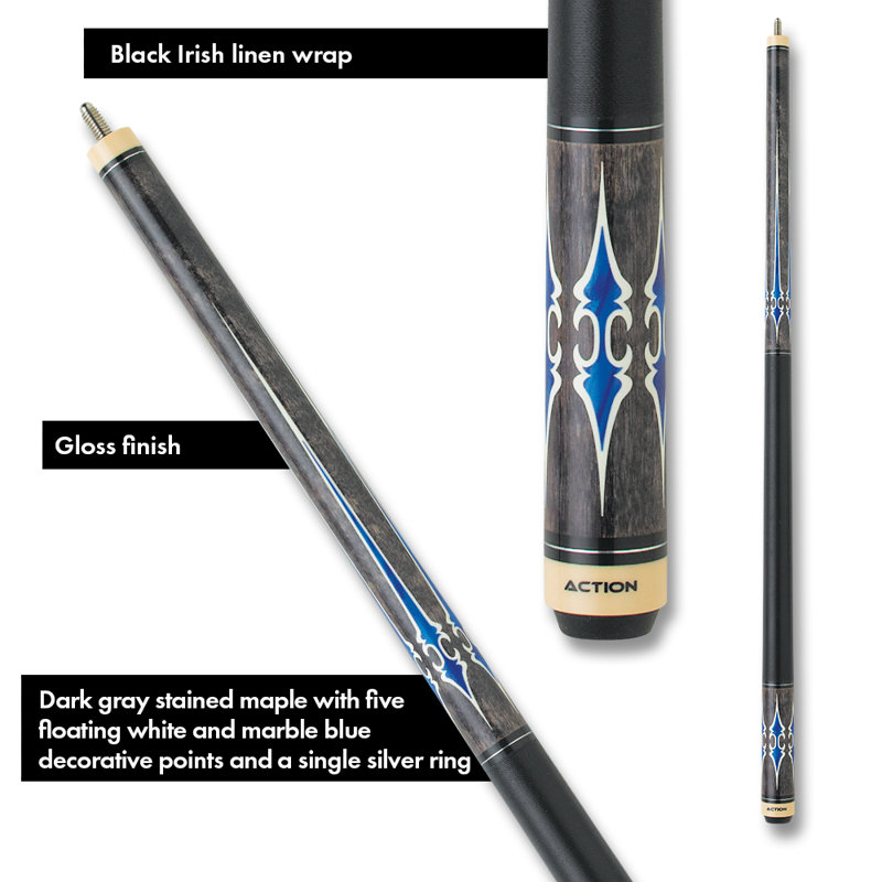 Five Floating Exotics Pool Cue, 21 Oz.
