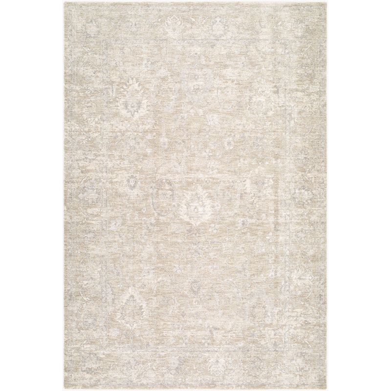 Tapis tissé à la machine Lanigan, Rectangle 12 pi x 15 pi, Light Brown