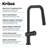 Urbix Industrial Pull-Down Single Handle Kitchen Faucet-73246113