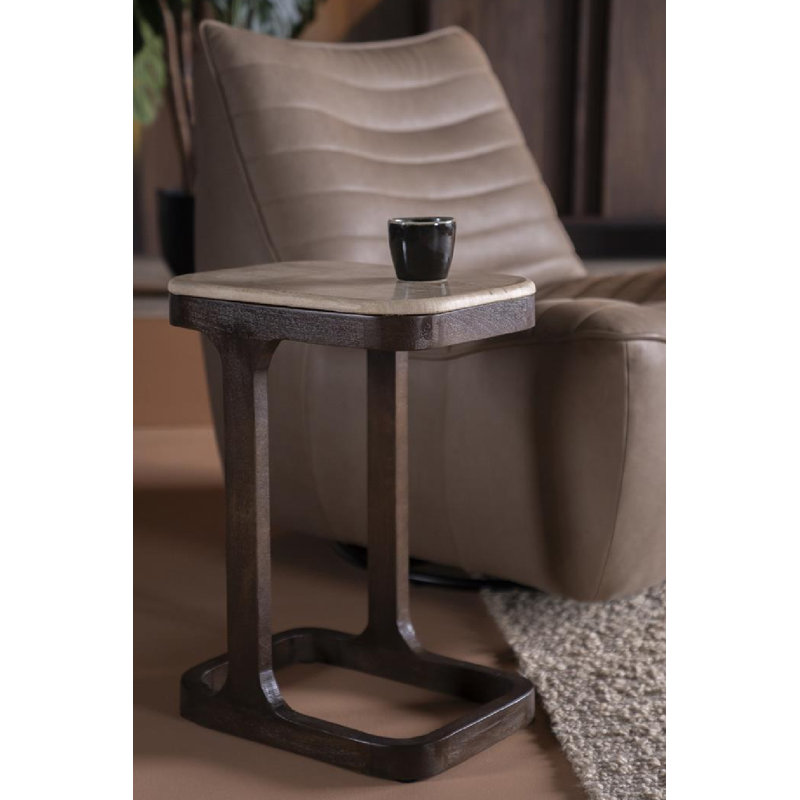 Stone End Table