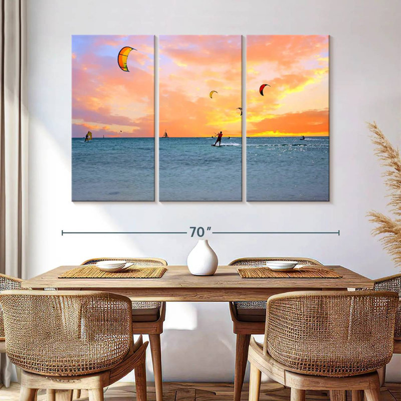 Sireci Kitesurfing, 42" H x 65" W
