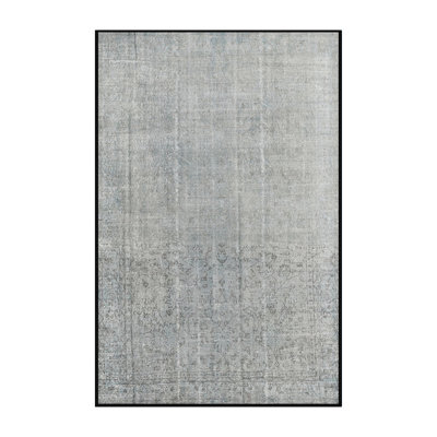 Tapis gris/beige traditionnel Shawntella