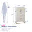 Commode 5 tiroirs Kelly