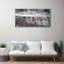 Meadow Flowers Nature 1 Piece Wall Art on Glass