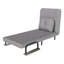 Fauteuil convertible 5-en-1 pliant pour canapé-lit - Dossier réglable à 5 positions avec coussin, canapé-lit compact pour salon, chambre à coucher et bureau (gris)-857376039-857376056