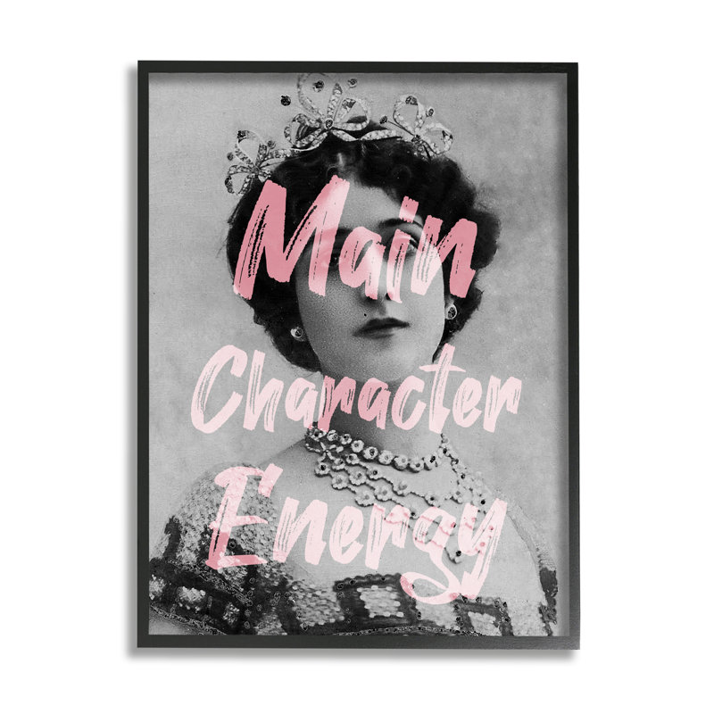 Giclée, art texturé par Daphne Polselli, H 30 po x l 24 po x P 1,5 po, Giclée encadrée noir minuit