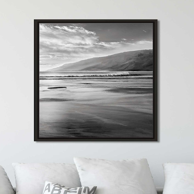 «Contemplating Dreams», reproduction, H 31,5 po x l 51,5 po x P 2 po, Cadre flottant noir