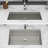 30 Inch Undermount Single Bowl 16 Gauge Stainless Steel Ledge Workstation Kitchen Sink, Durable and Multi-Functional