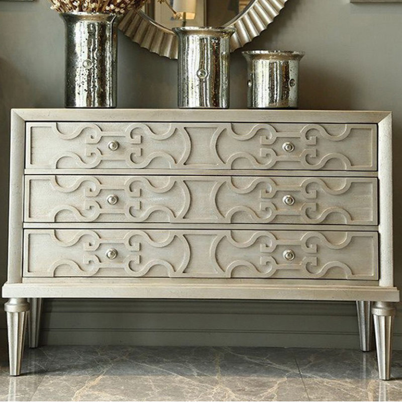 Buffet rétro lumière de luxe, H 37,4 po x l 59,06 po x P 19,69 po