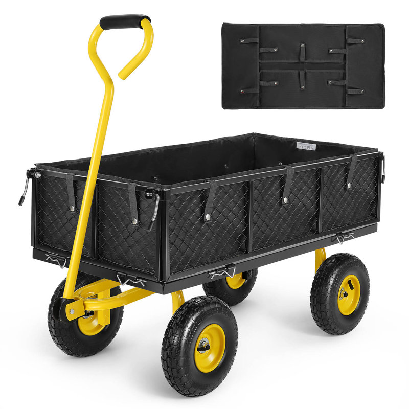 Chariots de jardin Wagon, Jaune