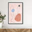 Conneting Color Points Canvas Abstract Print by Oliver Gal, Black Frame, 10 x 15-1636577778-1636577783