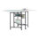 58.75"W x 36.5" D Foldable Craft Table with Wheels