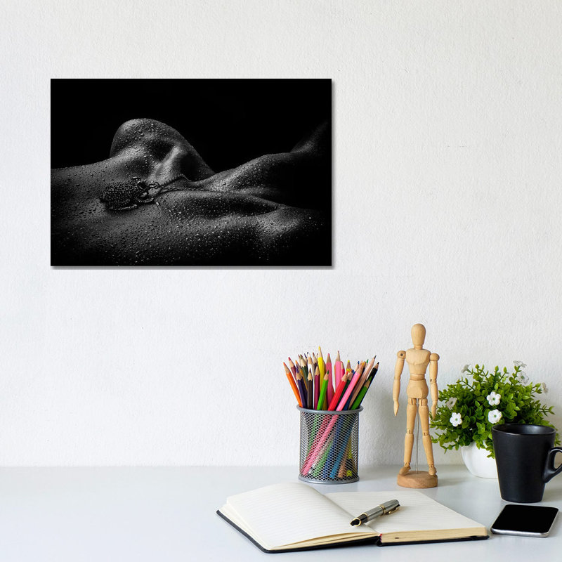 Drops // Frog by Peter L. Nielsen - Wrapped Canvas Gallery-Wrapped Canvas Giclée, 20.32 cm H x 30.48 cm W