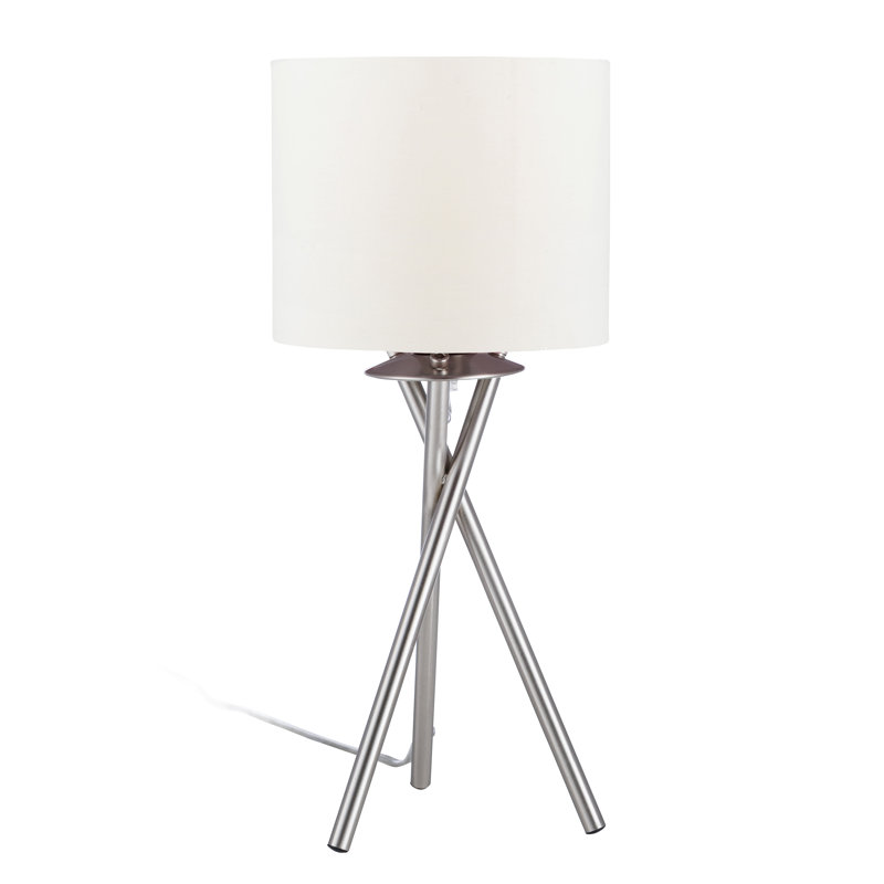 Lampe de table à trépied 15 po Amice, Blanc