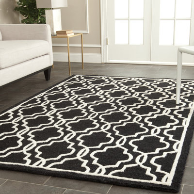Malaki Geometric Wool Hand Woven Area Rug