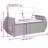 Vidaxl Garden Sofa Set Black
