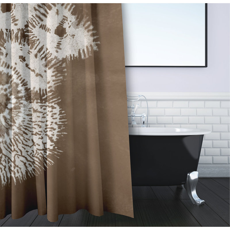 Rideau de douche simple Vietnam, Brun