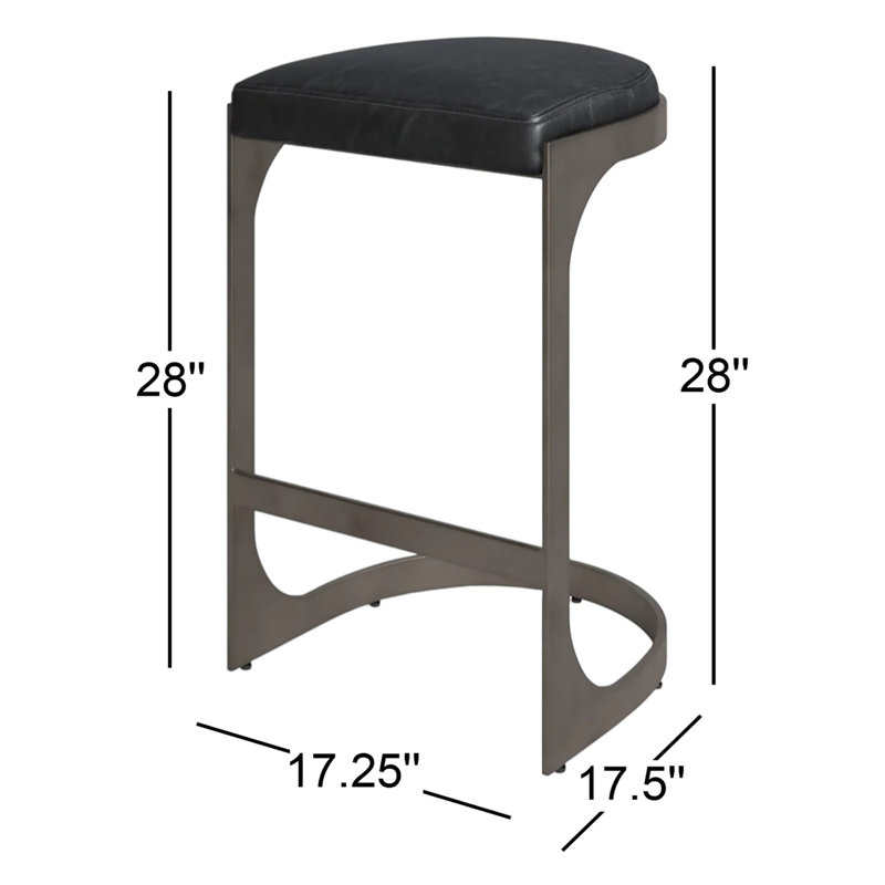 Tabouret Bellesa, Noir